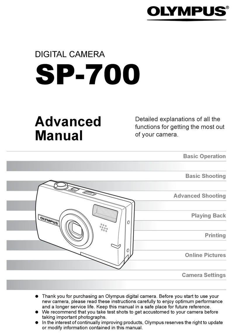 Olympus SP-700 Setup guide