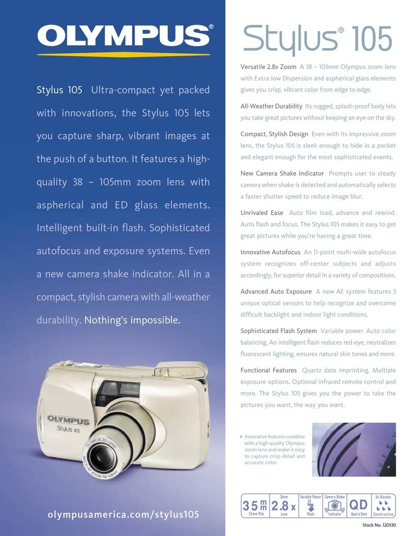 Olympus Stylus 105 User manual
