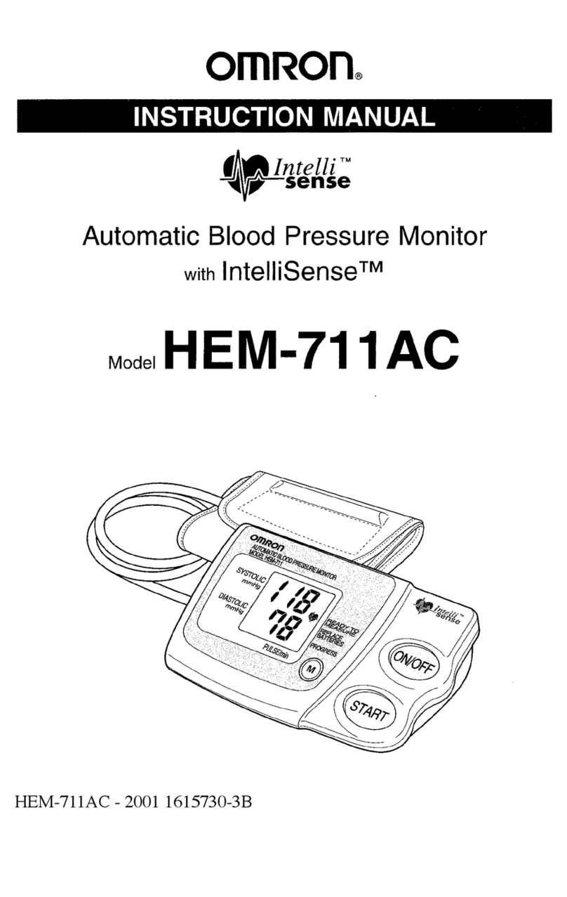 Omron HEM-711AC User manual