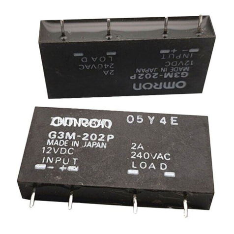 Omron G3M User manual Omron G3M User manual