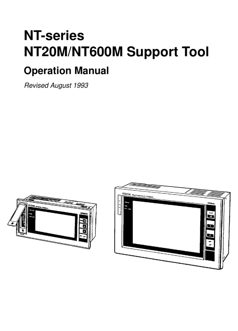 Omron NT-series User manual
