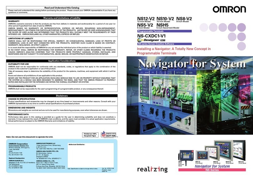 Omron NS-CXDC1-V1 Brochure & specs
