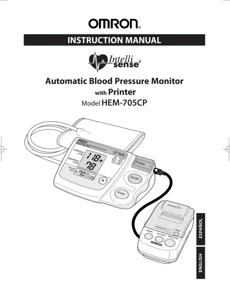 Omron INTELLISENSE HEM-705CP User manual Omron INTELLISENSE HEM-705CP User manual