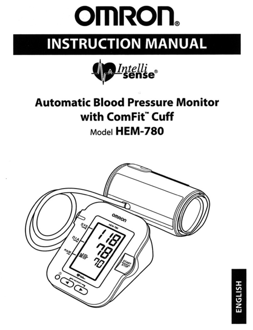 Omron INTELLI-SENSE HEM-780 User manual