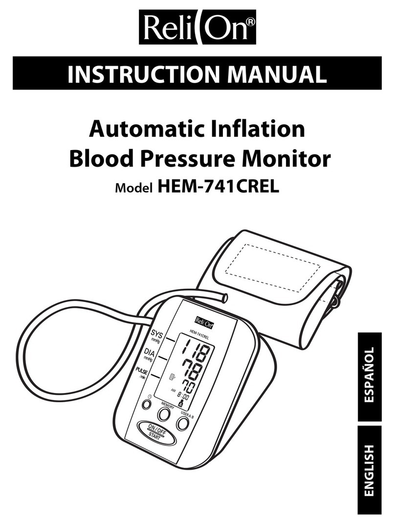 Omron ReliOn HEM-741CREL User manual