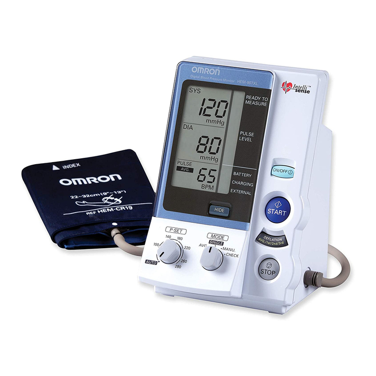 Omron IntelliSense HEM-907XL instruction manual