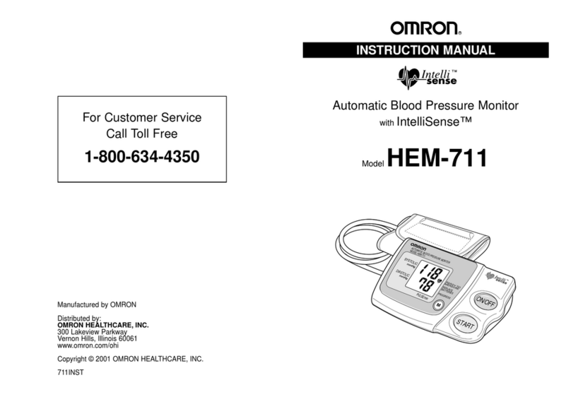 Omron HEM-711 User manual Omron HEM-711 User manual