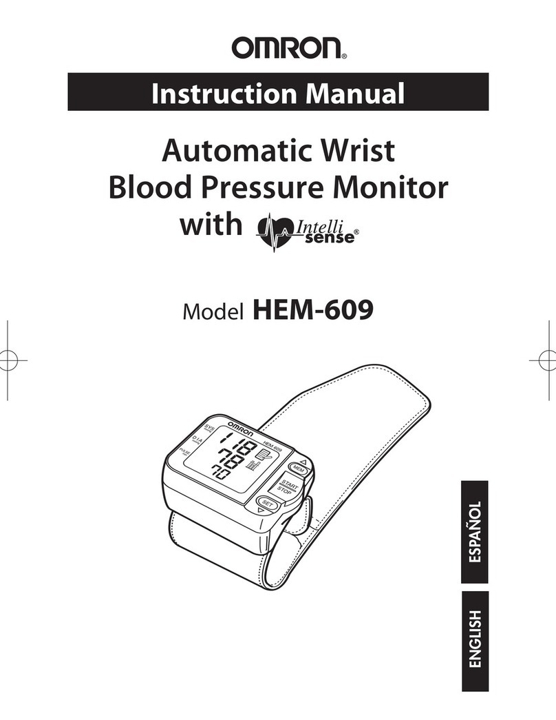 Omron HEM-609 User manual