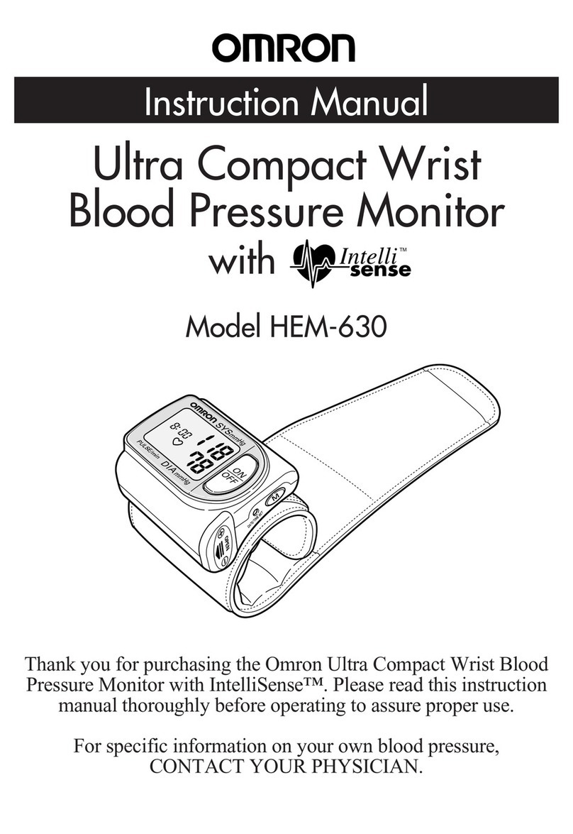 Omron HEM-630 User manual Omron HEM-630 User manual