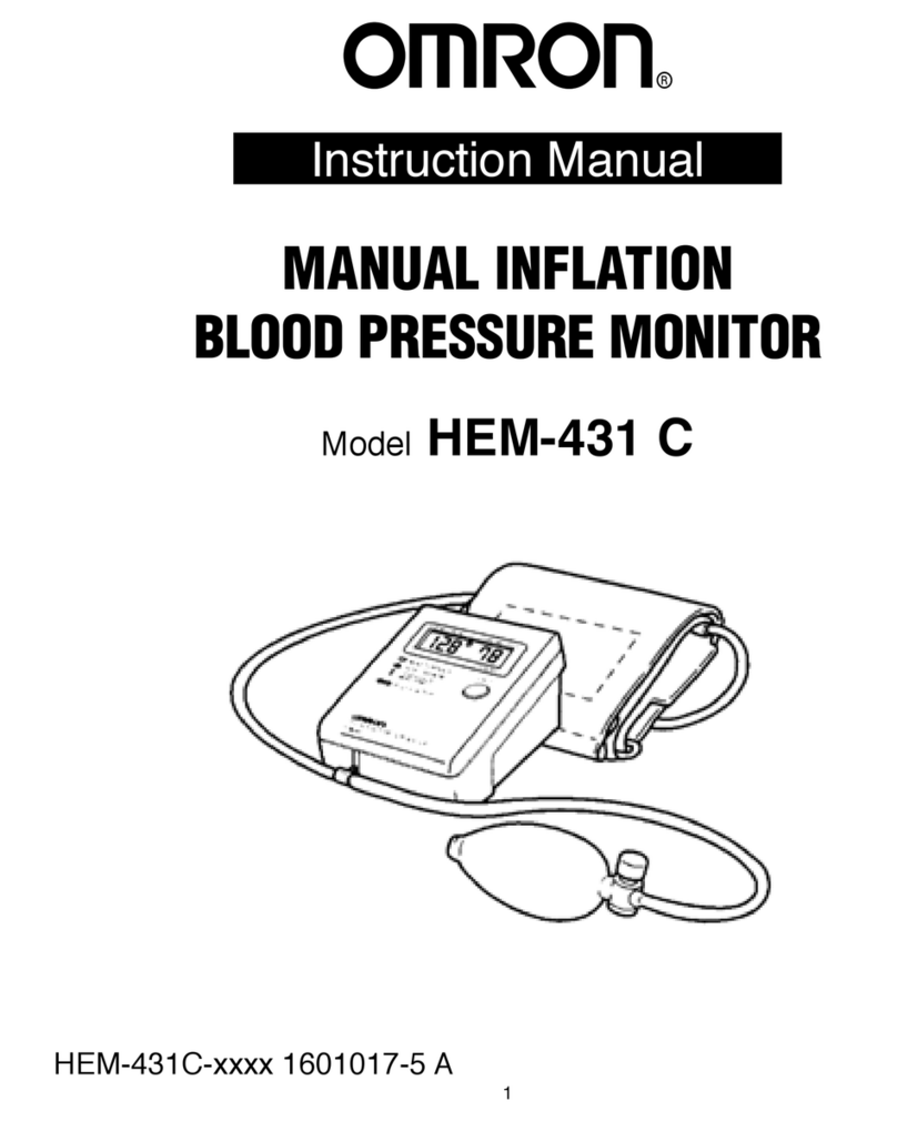 Omron HEM-431C User manual Omron HEM-431C User manual