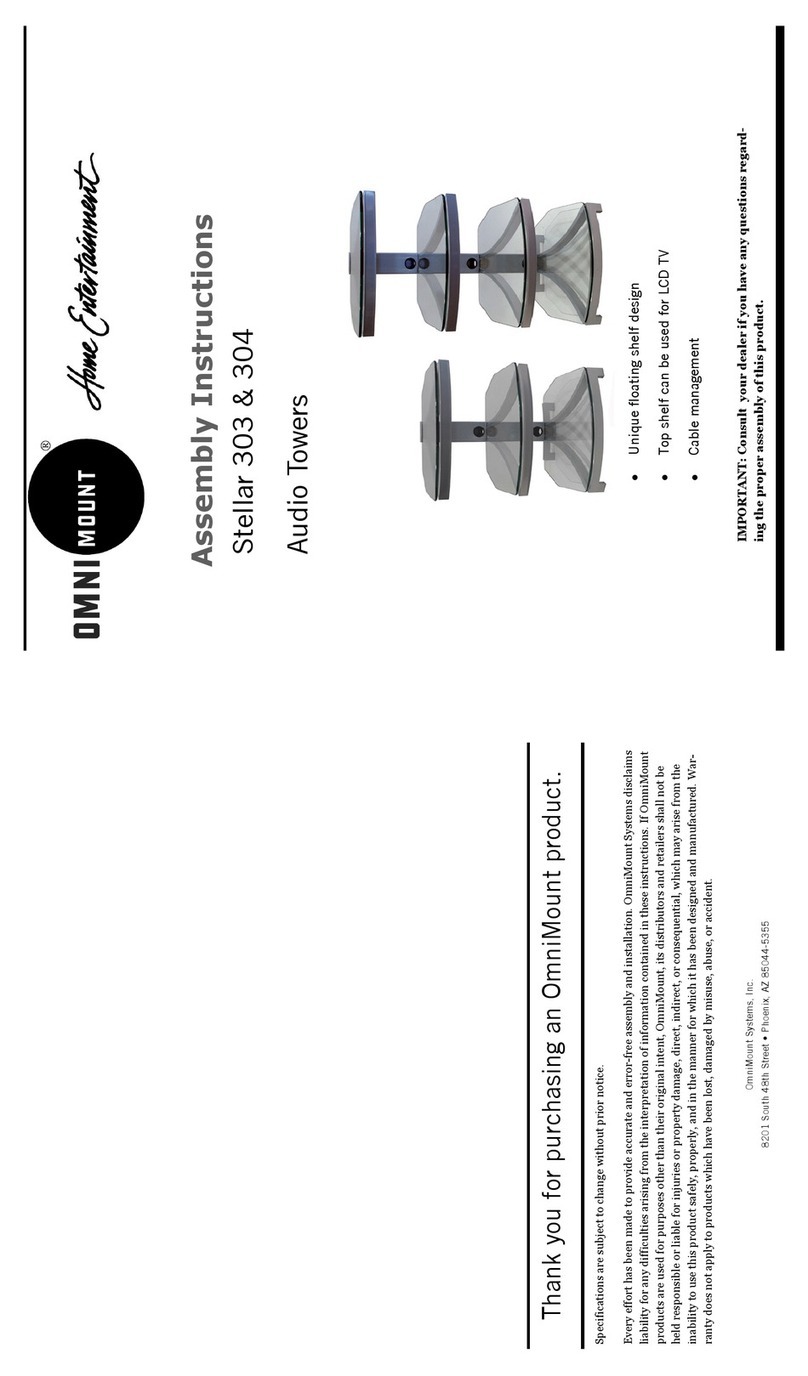 Omnimount Stellar 303 Assembly instructions