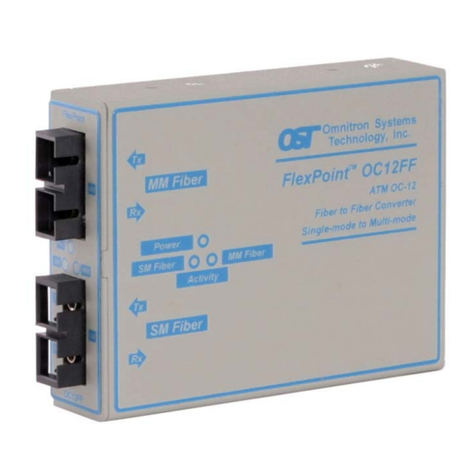 Omnitron Systems Technology FlexPointTM OC12FF User manual