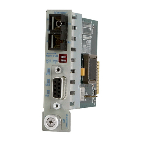 Omnitron Systems Technology Serial RS-422 and RS-485 to Fiber Media Converter... User manual