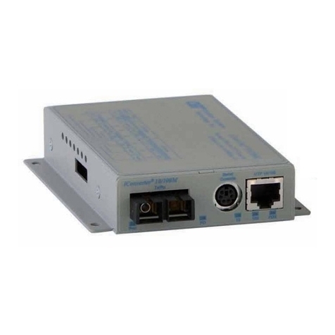Omnitron Systems Technology Omnitron iConverter 10/100M2 User manual