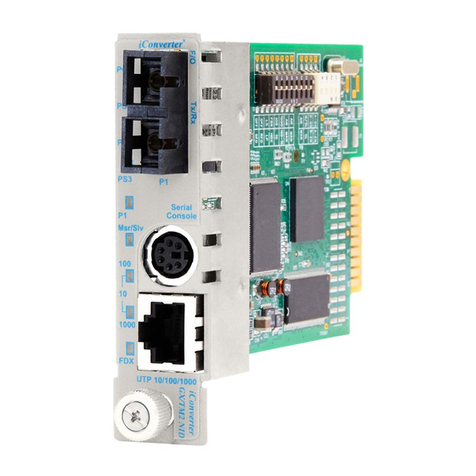 Omnitron Systems Technology Omnitron iConverter GX/TM2 user manual