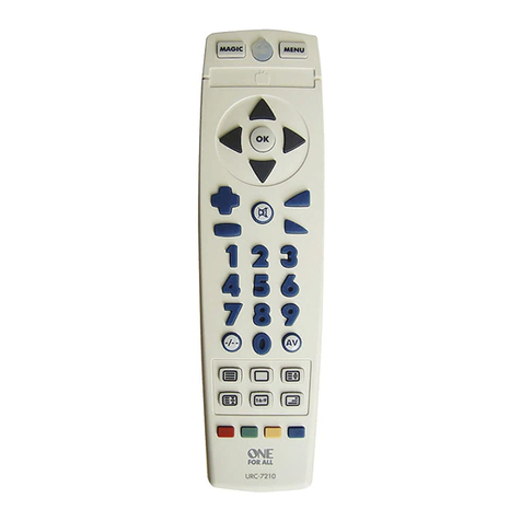 One Forall Univeral Remote User manual
