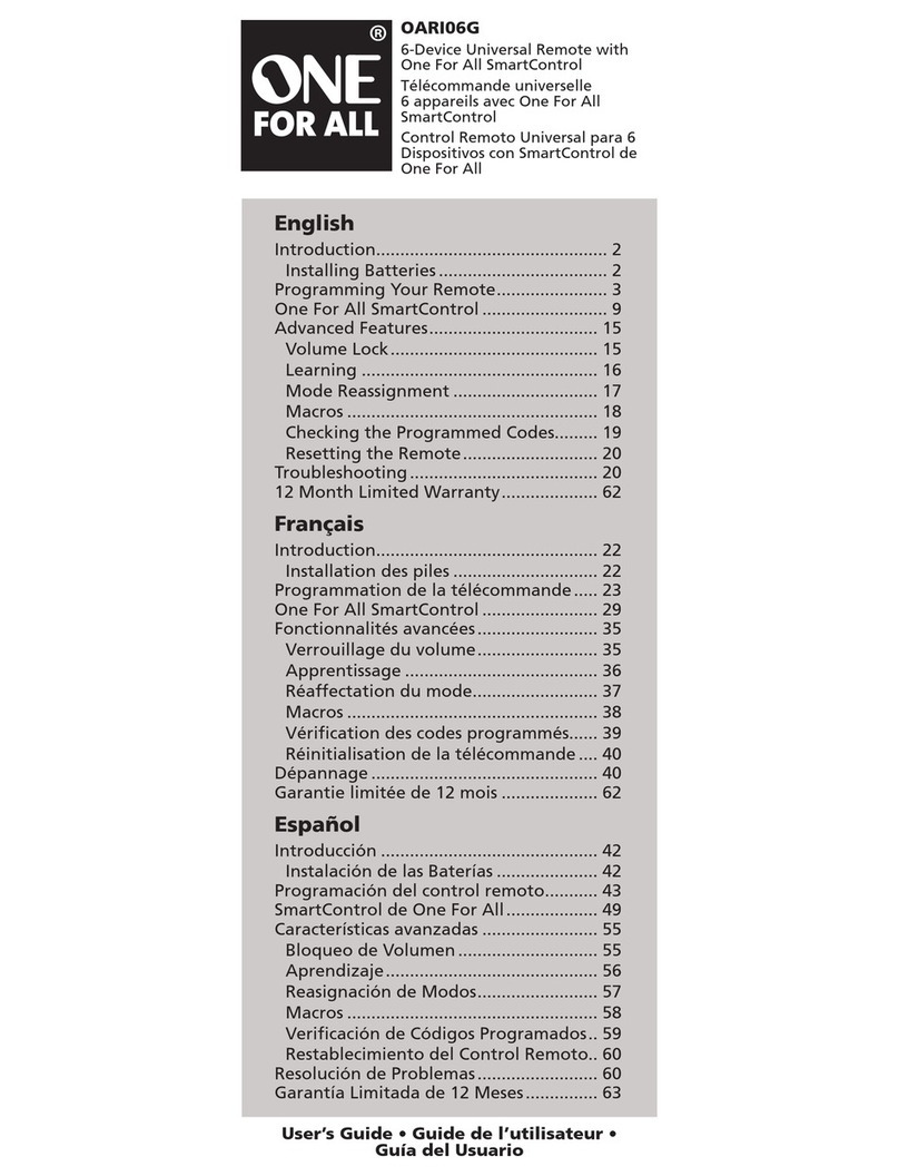 One Forall OARI06G User manual