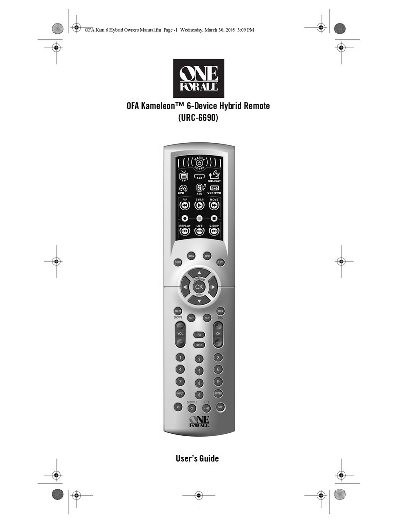 One Forall OFA Kameleon URC-6690 user guide
