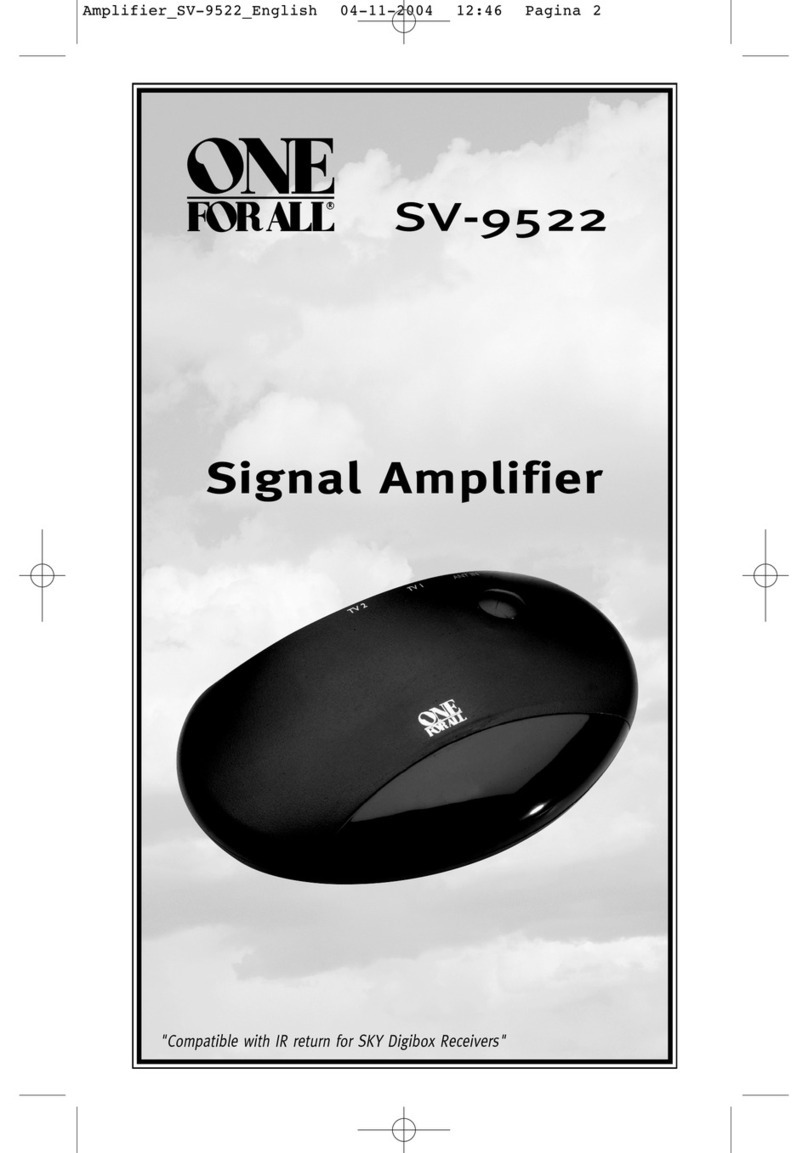 One Forall SV-9522 instruction manual