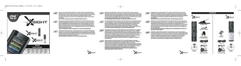 One Forall Xsight Colour User manual