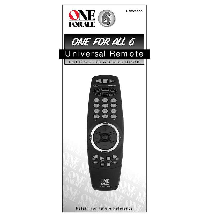 One Forall URC-7560 User manual