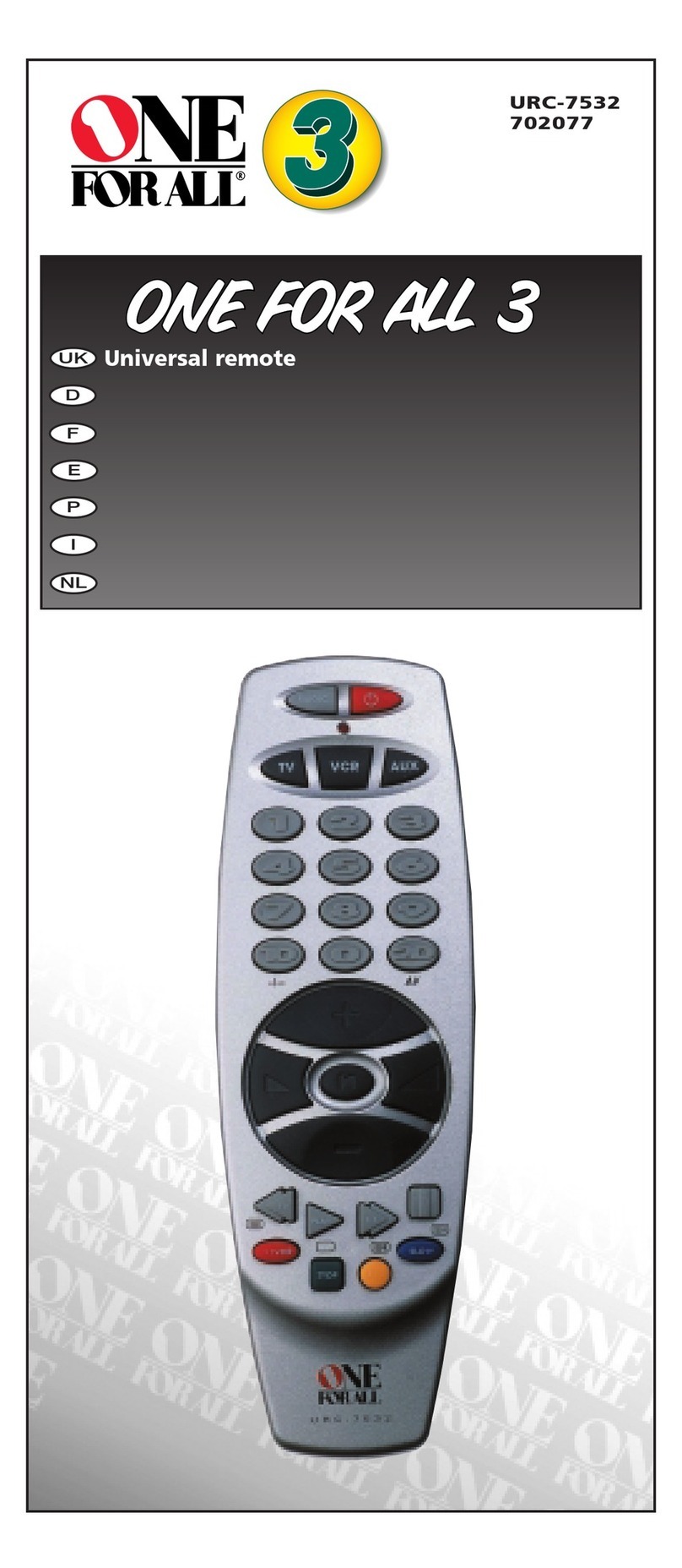One Forall URC-7532 manual