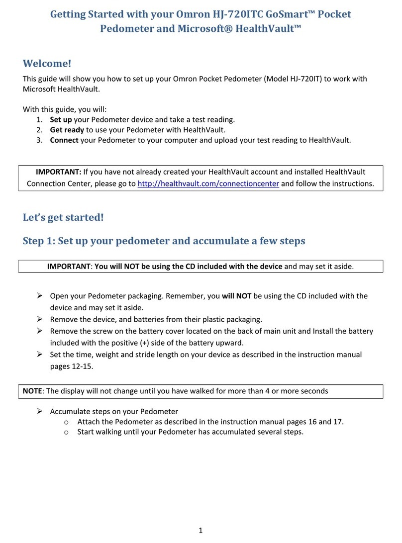 Omron GOSMART HJ-720ITC User manual