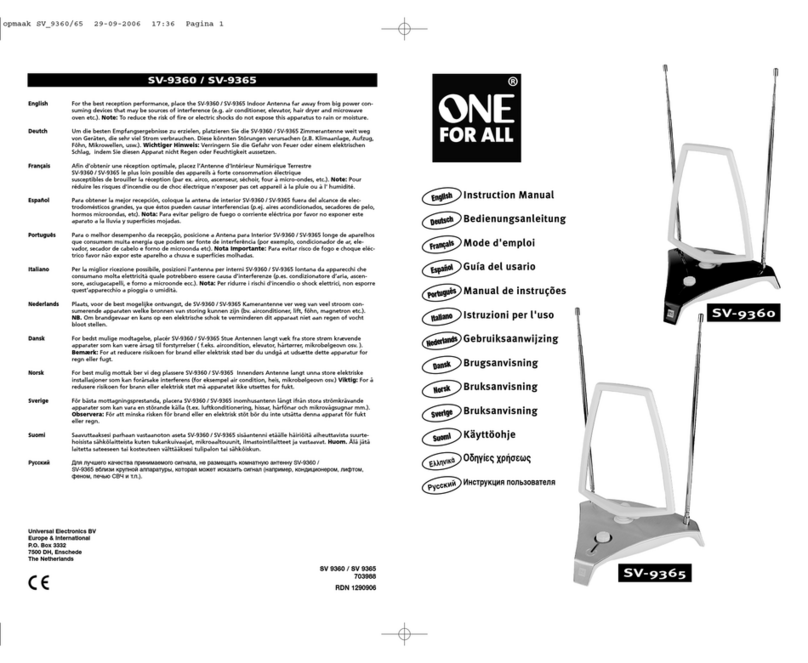 One Forall 703988 instruction manual