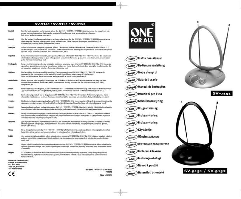 One Forall 704079 instruction manual