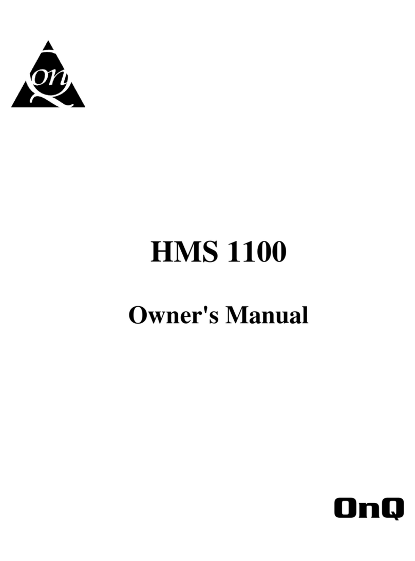 OnQ Technologies HMS 1100 owner's manual OnQ Technologies HMS 1100 owner's manual