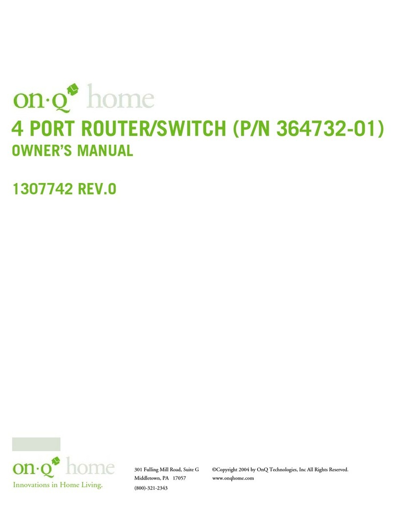 Onq 364732-01 owner's manual