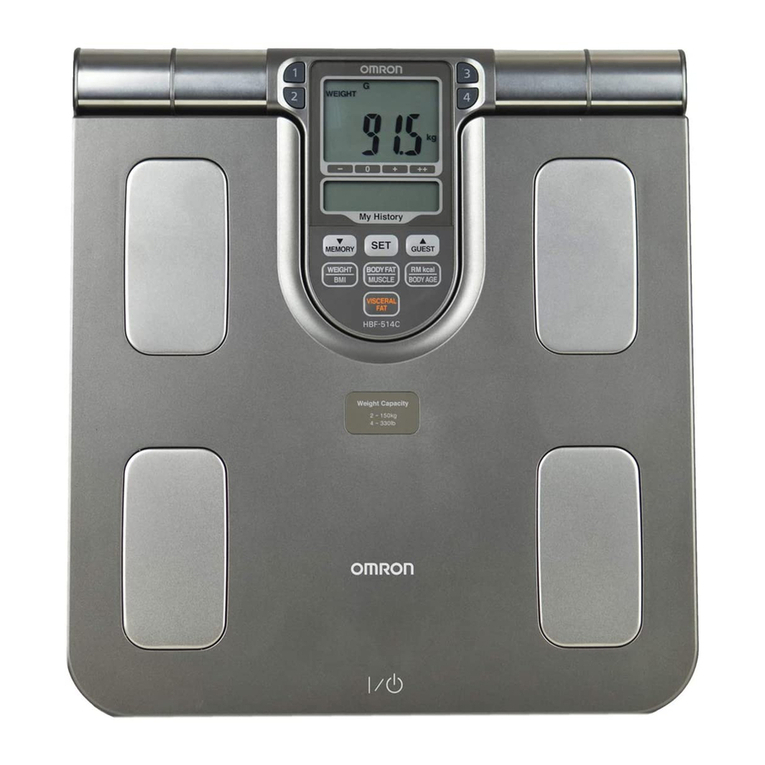 Omron HBF-514 User manual Omron HBF-514 User manual