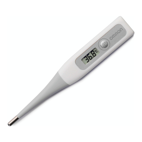 Omron DIGITAL THERMOMETER MC-343 User manual