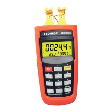Omega Engineering HH802W User manual