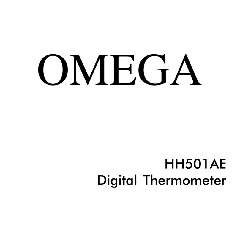 Omega HH501AE User manual Omega HH501AE User manual