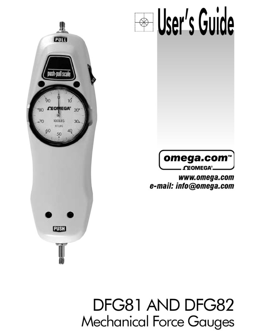 Omega Engineering DFG81 User manual