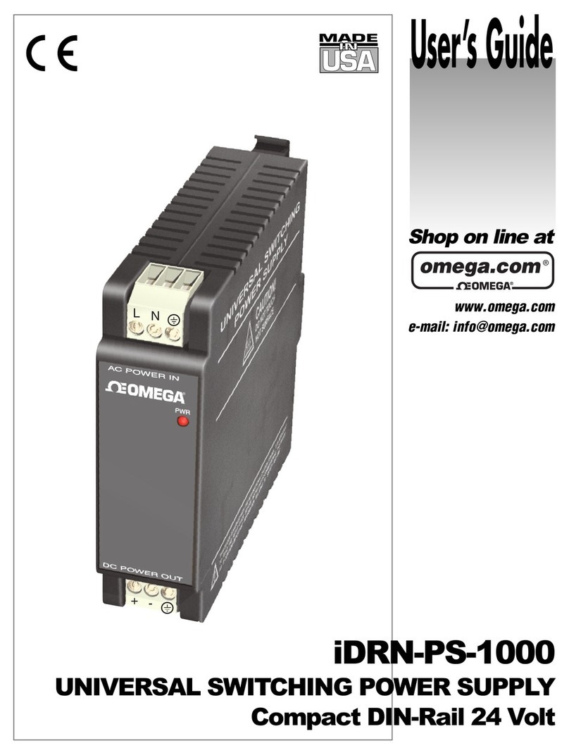 Omega Engineering iDRN-PS-1000 user guide