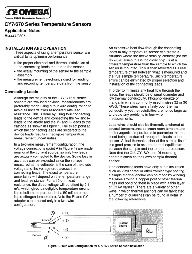Omega Engineering CY670 Series Owner's manual
