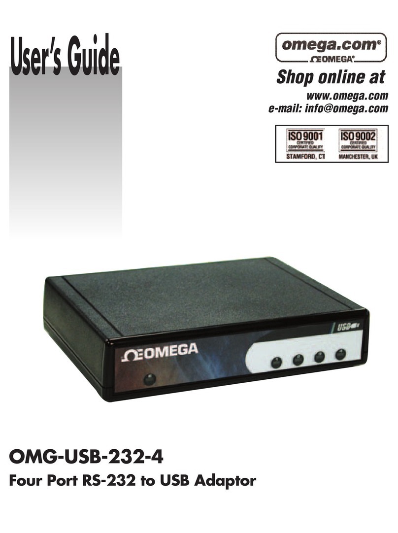 Omega Engineering OMG-USB-232-4 user guide