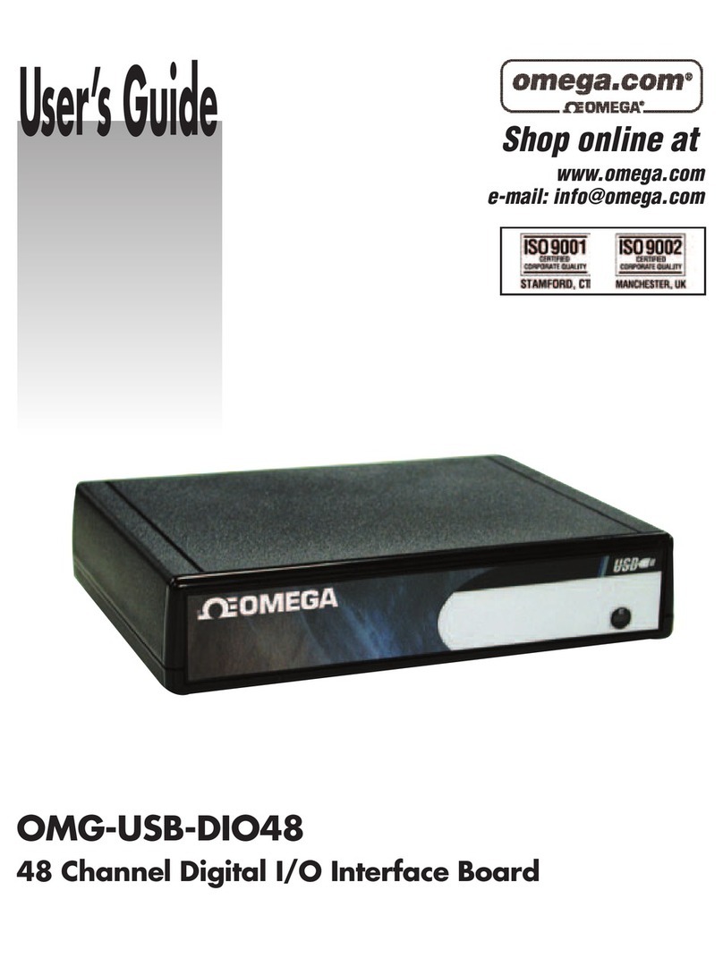 Omega Engineering OMG-USB-DIO48 User manual