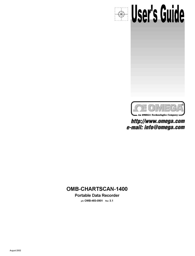 Omega Engineering OMB-CHARTSCAN 1400 User manual