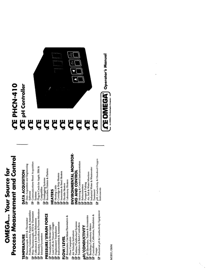 Omega Engineering PHCN-410 User manual