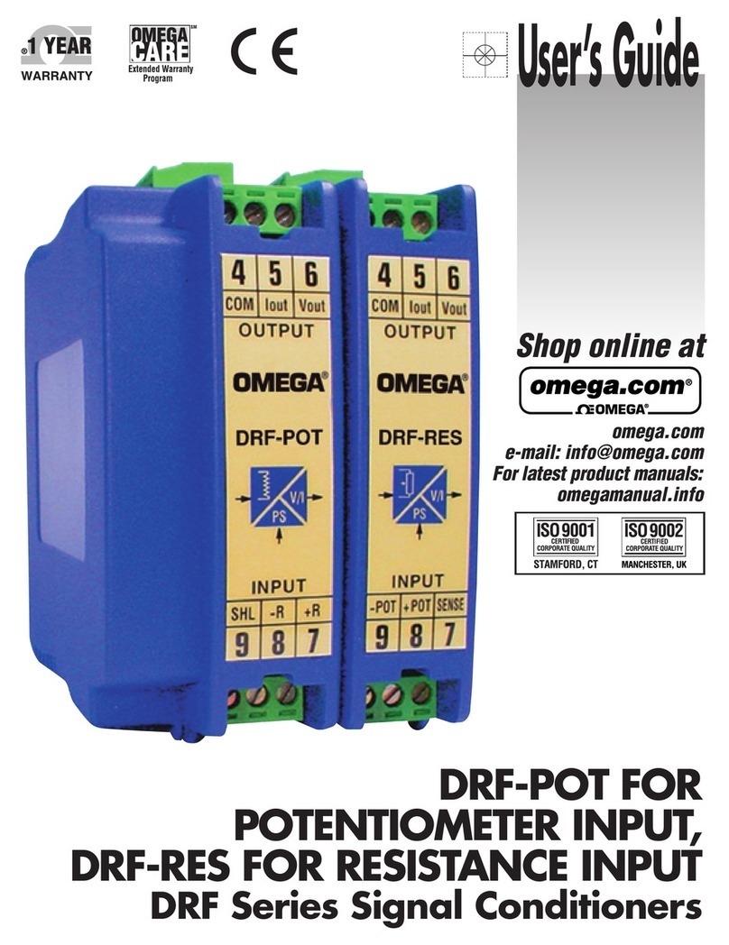 Omega Engineering DRF-POT User manual