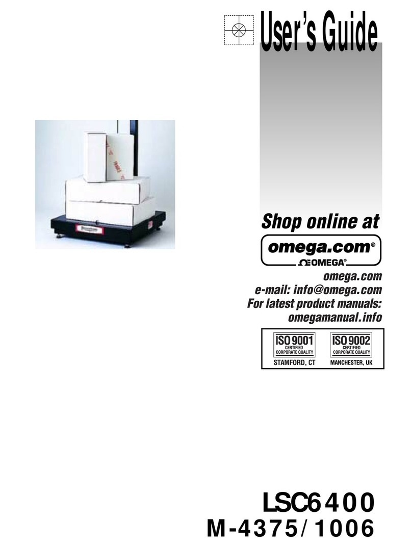 Omega Engineering LSC6400 user guide