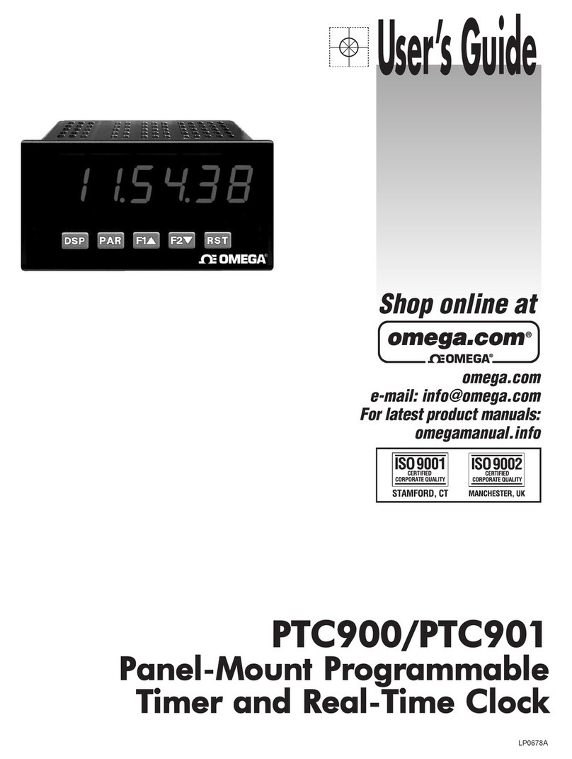 Omega Engineering PTC900 user guide