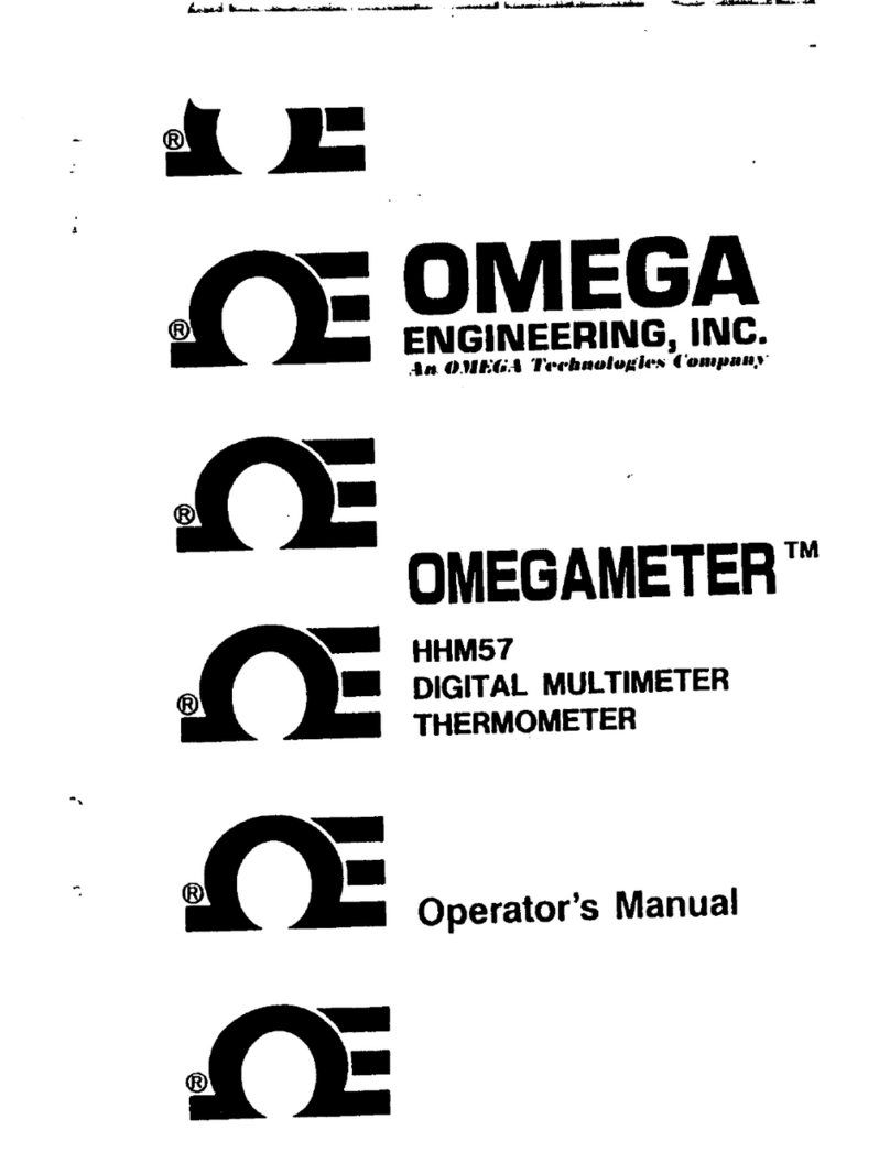 Omega Engineering OMEGAMETER HHM57 User manual