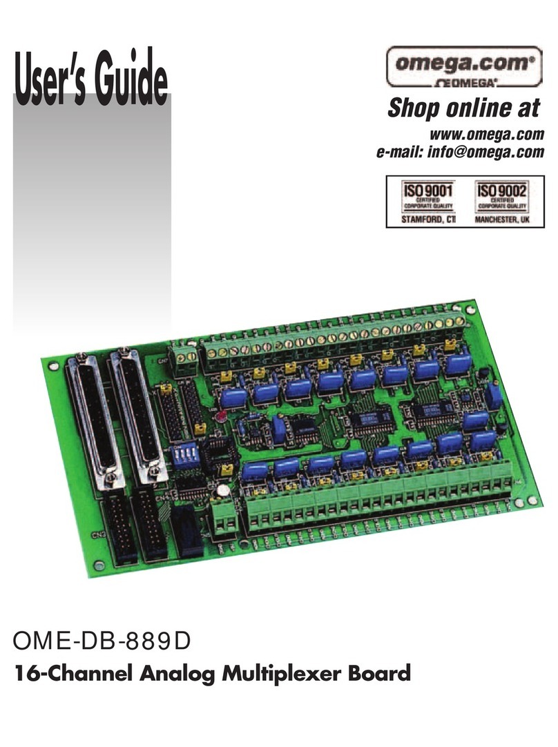 Omega Engineering OME-DB-889D User manual
