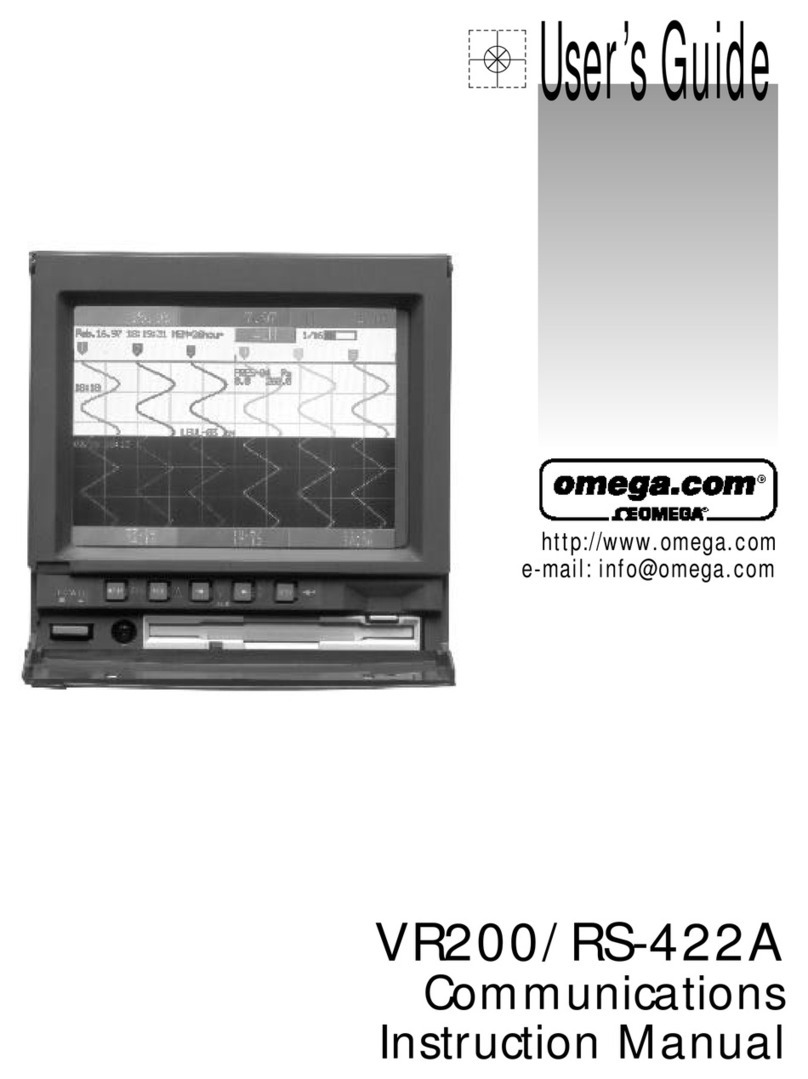 Omega Engineering VR200 instruction manual