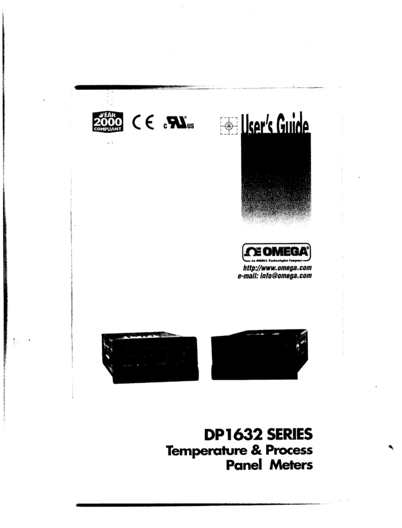 Omega Engineering DP1632 Series User manual