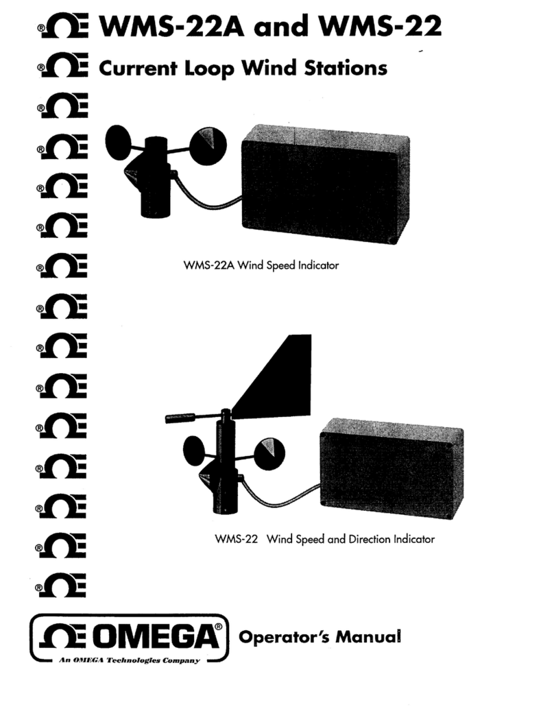 Omega Engineering WMS-22 User manual